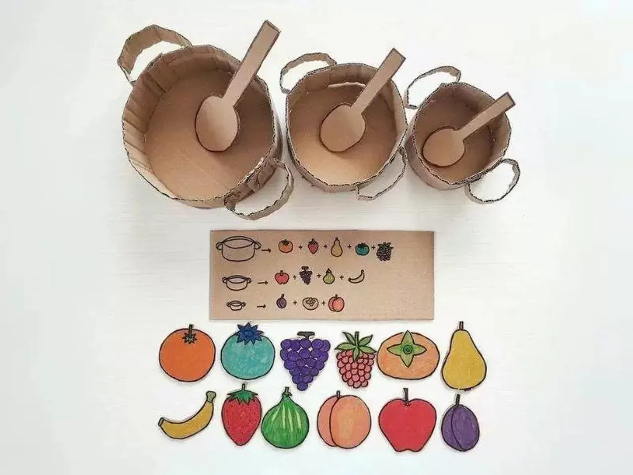 Alat Memasak Mainan dari Kardus