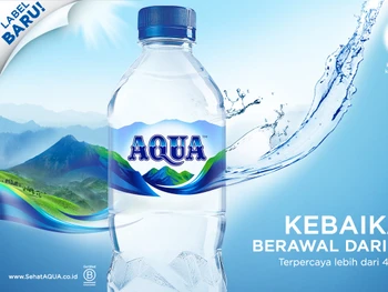 Kisah Kemurnian Air di Balik Label & Logo Terbaru AQUA