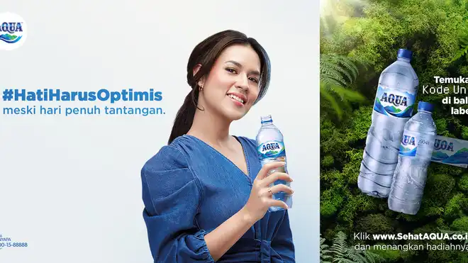 Ajak Konsumen Tetap Optimis di Masa Sulit, AQUA Luncurkan Program #HatiHarusOptimis