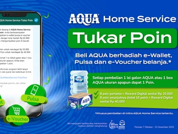 Program AQUA Home Service Tukar Poin,  Beli AQUA di AHS & Dapatkan Hadiahnya!