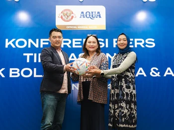 AQUA Terpilih Sebagai Official Mineral Water Tim Nasional Sepak Bola Indonesia