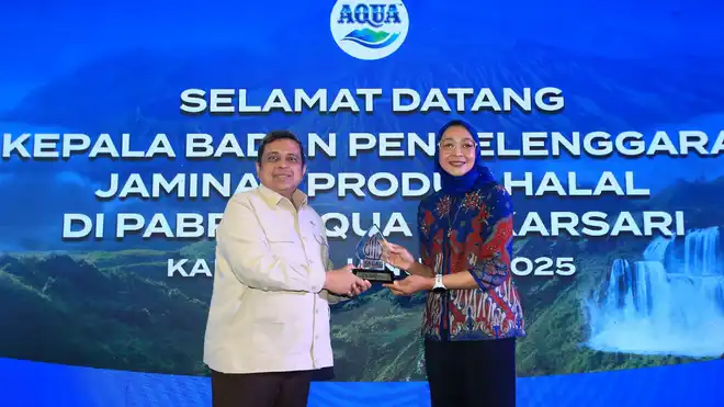 Kepala BPJPH Sebut AQUA Produk Berkualitas, Halal, & Thayyib untuk Dikonsumsi Masyarakat