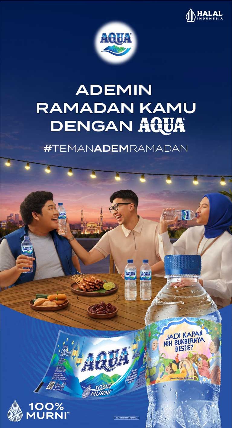 Kesegaran Ibadah Ramadan Bersama AQUA